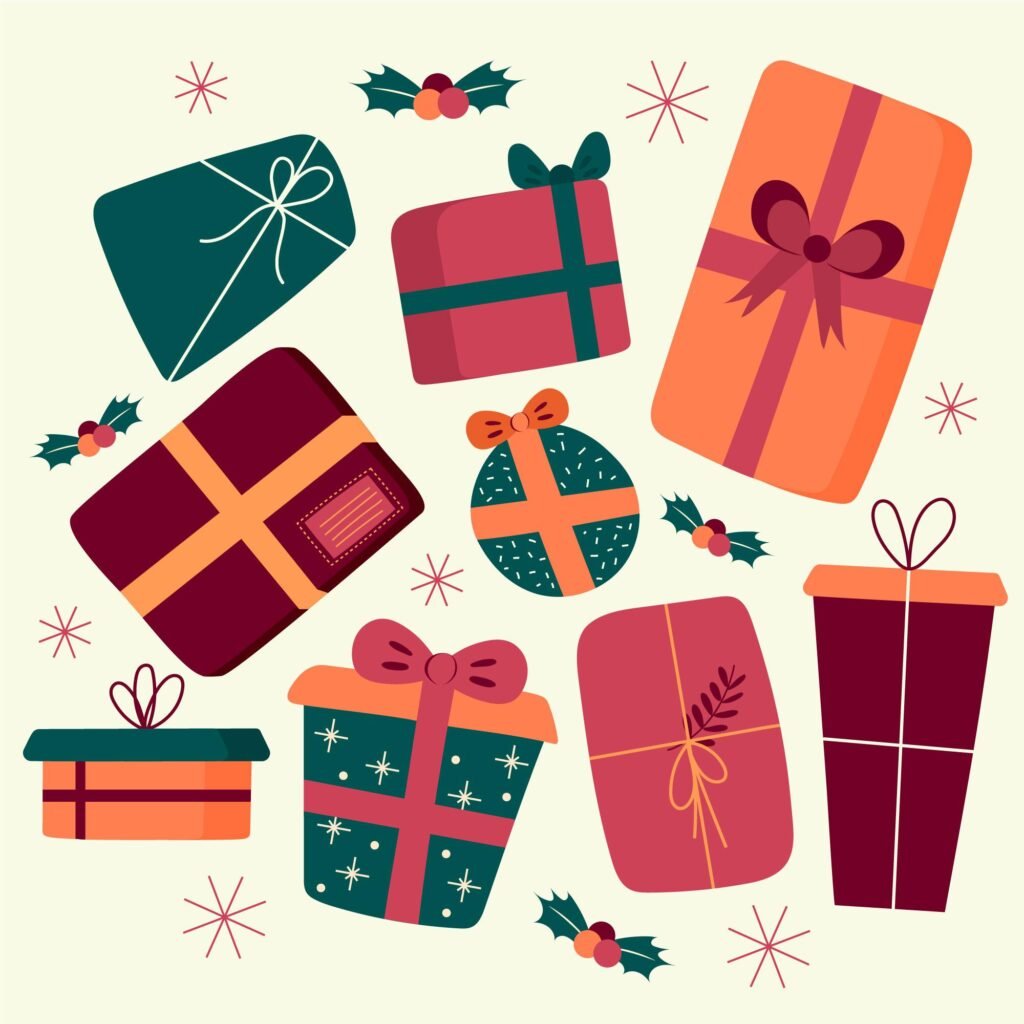 Cesta de regalos del sorteo navideño